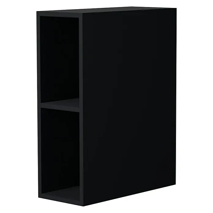 Camargue Espacio Unterschrankregal - 20 x 46 x 60 cm, Anthrazit - Schwarzes Regal mit zwei Fächern. Das Regal ist schlicht und modern, ideal für Bücher oder Deko.