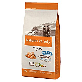 Nature's Variety Pienso seco para perros Original Medium/Max (10 kg, Salmón)