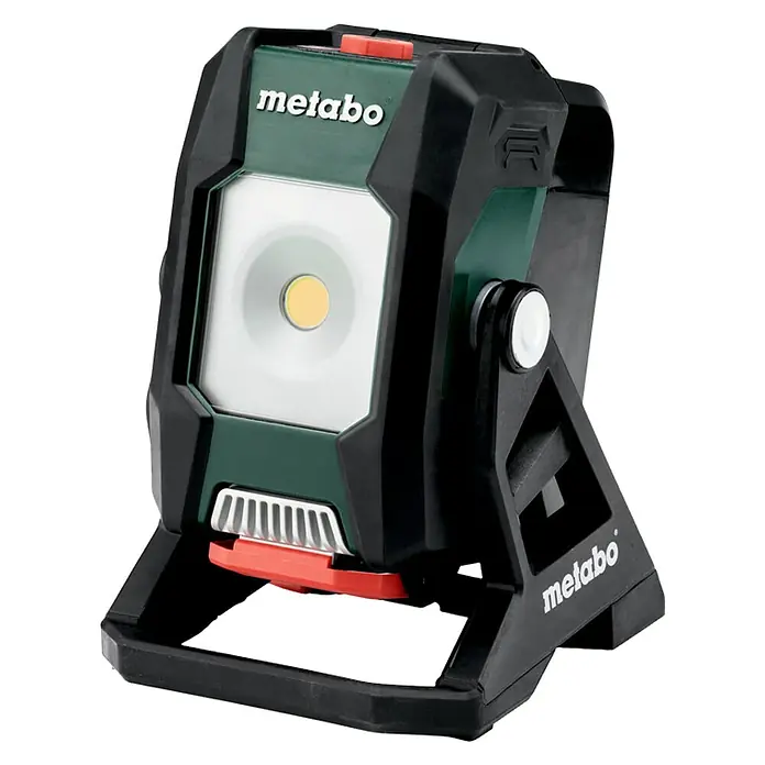Metabo CAS 18V LED-Akkustrahler BSA 12-18 LED 2000 - 18 V, Ohne Akku, 2.000 lm - Akkubetriebener Metabo Baustrahler mit robustem Design, ideal für den Einsatz auf Baustellen und in Werkstätten.