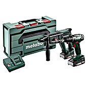 Metabo CAS 18V Maschinen-Set Akku Combo Set 2.3.2 18 V (18 V, 2 Akkus, Akku-Bohrschrauber BS 18 + Akku-Kombihammer KH 18 LTX 24) | BAUHAUS