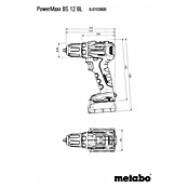 Metabo Akku-Bohrschrauber Powermaxx BS 12 BL (12 V, 2 Akkus, 4 Ah, 45 Nm) | BAUHAUS