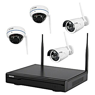 Inkovideo Überwachungskamera-Set  INKO-22M-D (Mit 4 Kameras, Auflösung: 2.304 × 1.296 Pixel)