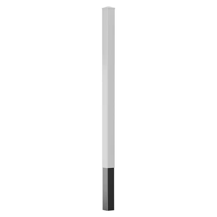 T & J Lightline Pfosten - 9 x 9 x 150 cm, Weiß - Ein USB-Stick in Weiß und Grau. Ideal für Datenspeicherung und -übertragung. Kompaktes Design für den täglichen Gebrauch.