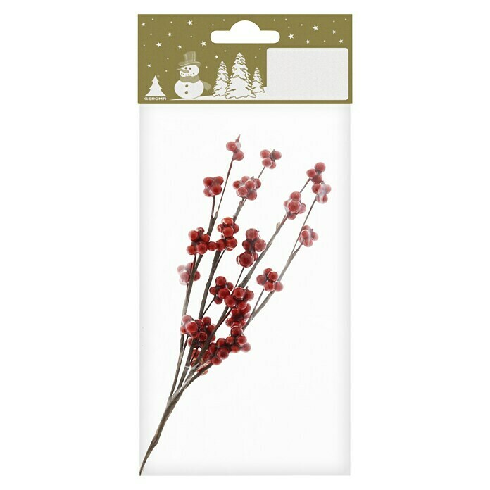 Weihnachtsgirlande Mit Roten Beeren - Künstliche Reben 185cm - Deko Für Weihnachtsbaum & Fenster - Festliche Beerenranken In Schwarz