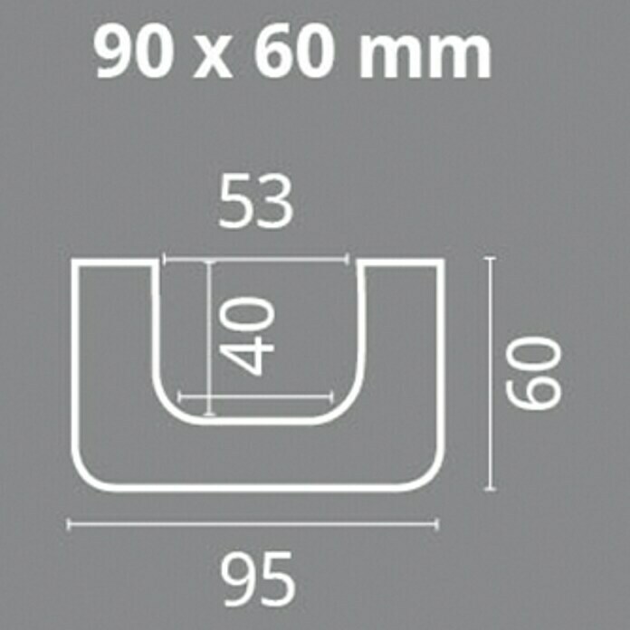 DekobalkenDunkelbraun, 200 x 9,5 x 6 cm, Polyurethan Front View