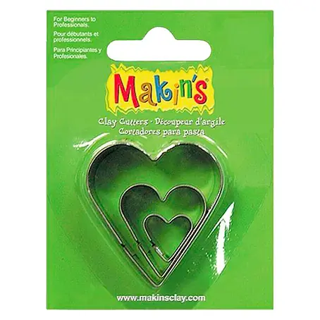 Juego de cortadores Corazones