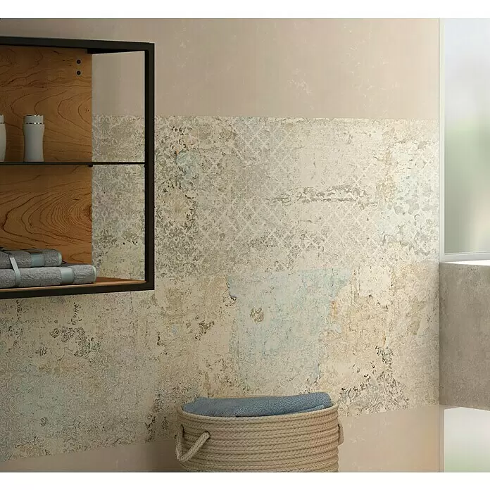 Feinsteinzeugfliese Carpet Natural - 100 x 100 cm, Sand, Matt - Stimmungsaufnahme
