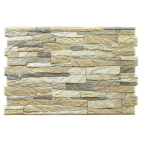 Verblendstein Aitana Marron (50 x 33,5 cm, Braun, Steinoptik)