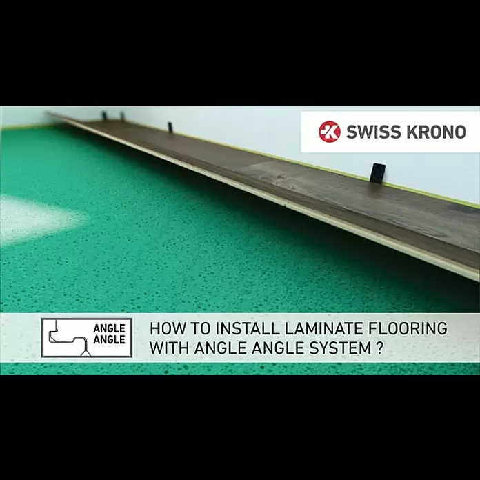 LOGOCLIC Laminado Roble Olsen - 1.380 x 193 x 8 mm, Roble, AC5 - How to install laminate flooring with Angle Angle system by SWISS KRONO