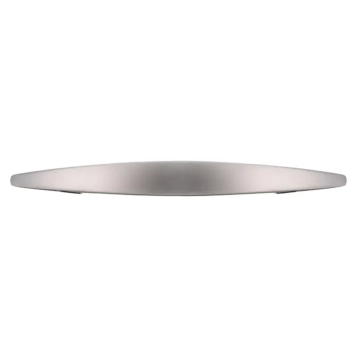 Siro MöbelgriffTyp Möbelgriff: Bügel, Sonstige, Vernickelt, Silber, Breite: 18 mm - Eine silberfarbene Deckenleuchte mit einem schlichten, modernen Design und abgerundeten Formen. Ideal für zeitgemäße Wohnräume.