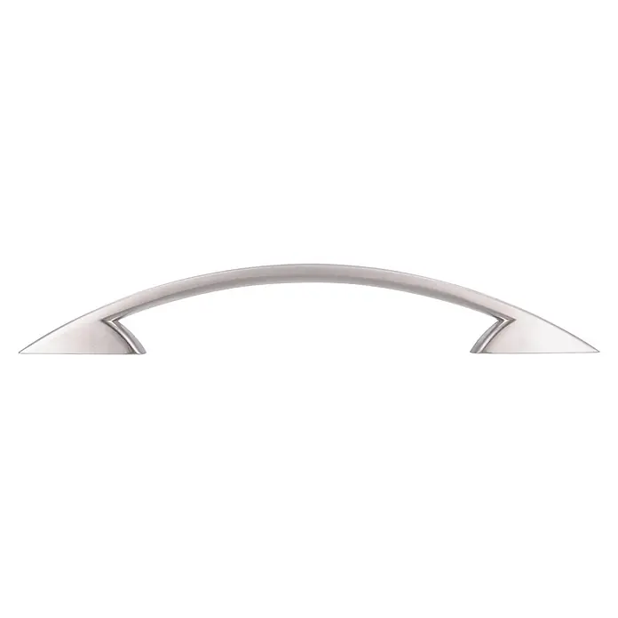 Siro Möbelgriff - Typ Möbelgriff: Bügel, Sonstige, Vernickelt, Silber, Breite: 18 mm - Elegante silberne Schrankgriffe: Moderner Bügelgriff für Schubladen und Möbel, ideal für stilvolle Akzente in jedem Raum.