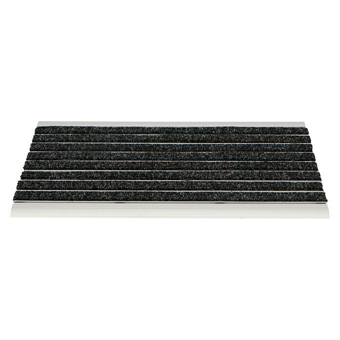 Fußmatte (Anthrazit, 60 x 40 cm, Aluminium)