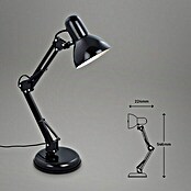 Briloner Tafellamp Pixa (Zwart, E14) | BAUHAUS