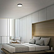 Briloner Led-plafondlamp Flame (Zwart, Ø x h: 157 x 36 mm) | BAUHAUS