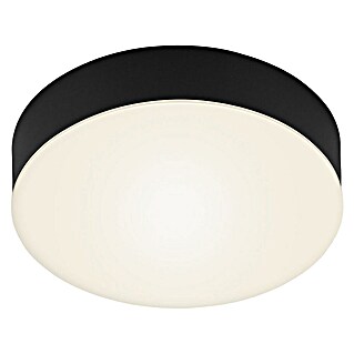 Briloner Led-plafondlamp Flame (Zwart, Ø x h: 157 x 36 mm)