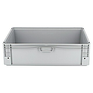 Surplus Systems Eurobox (l x b x h: 80 x 60 x 22 cm, Kunststof, Grijs)