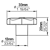 KNOPF ROT/PINK SM8117I-34SN10A83