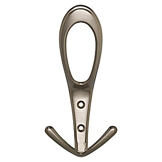Siro Garderobna kuka 1653/ZN21 (D x Š x V: 76 x 71 x 161 mm, Srebrna, Metal)