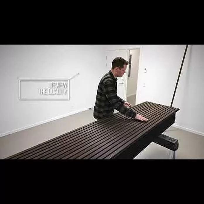 Panel acústico decorativo Premium Plus - 120 x 60 x 2,2 cm, Roble rústico - How to mount a Wall Panel from BY VENØ