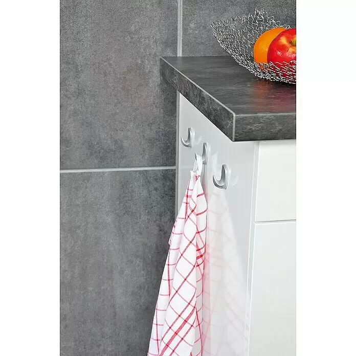 Siro Handtuchhaken - Gesamtstückzahl: 3 Stk., L x B x H: 18 x 29 x 14 mm, Anzahl Haken: 1 Stk. - Stimmungsaufnahme