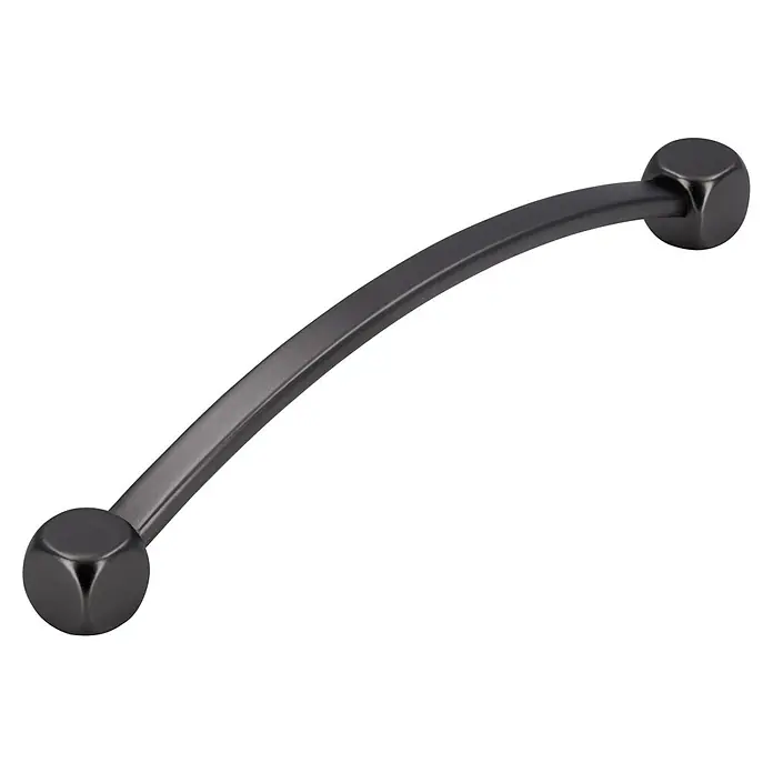 Siro Möbelgriff - Typ Möbelgriff: Bügel, Sonstige, Sonstige, B x L: 10 x 105 mm - Elegante, mattschwarze Schrankgriffe mit abgerundeten Enden. Perfekt für moderne Möbel und Inneneinrichtungen, die Akzente setzen wollen.