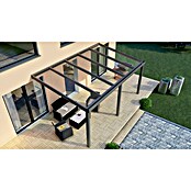 Terrassenüberdachung Special Edition (L x T: 500 x 300 cm, Polycarbonat, Anthrazitgrau, Klar)