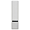 Siro Garderobenhaken (L x B x H: 15 x 61 x 40 mm, Anzahl Haken: 1 Stk., Silber) | BAUHAUS