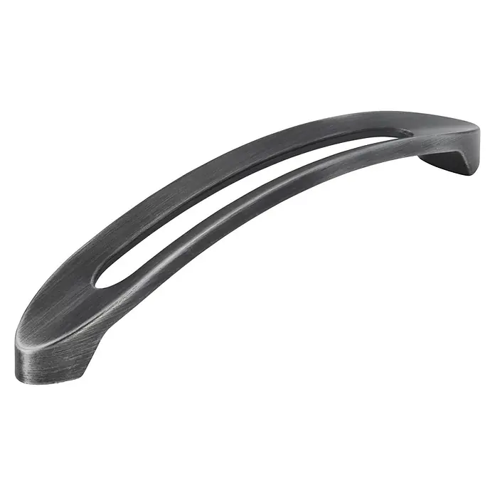 Siro Möbelgriff - Typ Möbelgriff: Bügel, Sonstige, Sonstige, Breite: 25 mm - Gebogener Möbelgriff aus Metall mit antikem Finish. Ideal, um Schränken einen Hauch von Eleganz zu verleihen.