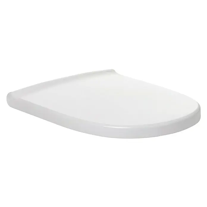 Tatay Tapa de WC Optima Merida - Plástico, Blanco, Con caída amortiguada - Una imagen de alta resolución de un asiento de inodoro blanco, perfecto para baños modernos. Ofrece confort e higiene en el baño.