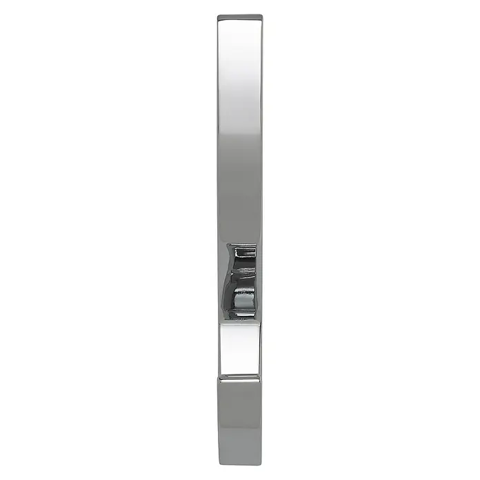 Siro Garderobenhaken 2432/ZN1 - L x B x H: 150 x 15 x 71 mm, Anzahl Haken: 2 Stk., Chrom, Metall - Silberner Serviettenring mit glänzender Oberfläche, ein stilvolles Accessoire für Tischdekorationen. Perfekt für festliche Anlässe und den täglichen Gebrauch.