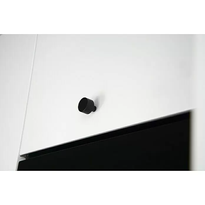 Siro Möbelknopf - Typ Möbelgriff: Knopf, Sonstige, Sonstige, Schwarz, Breite: 24 mm - Stimmungsaufnahme