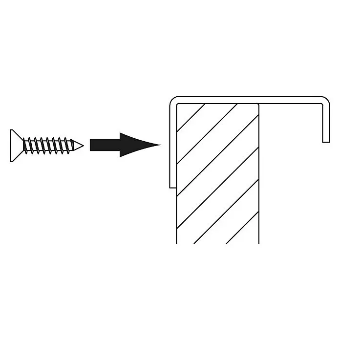 Siro MöbelgriffTyp Möbelgriff: Bügel, Aluminium, Sonstige, Eisenfarbig, Länge: 70 mm