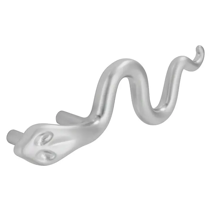 Siro Möbelgriff - Typ Möbelgriff: Sonstige, Sonstige, Sonstige, Ausführungseigenschaft: Schlange - Schlange Ohrstecker aus Sterlingsilber mit geschwungenem Design, das Eleganz und einen Hauch von Mystik ausstrahlt.
