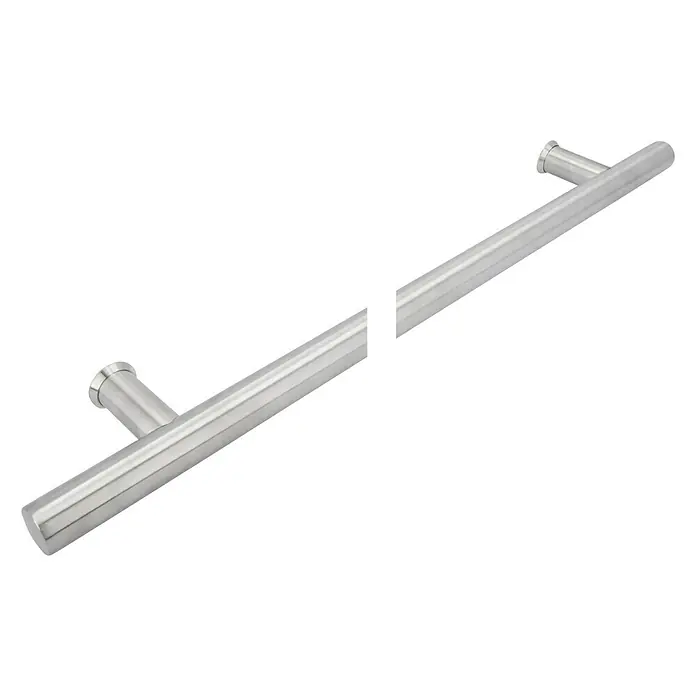 Siro Möbelgriff - Typ Möbelgriff: Stange, Sonstige, Sonstige, Länge: 1.000 mm - Griffstange aus gebürstetem Edelstahl für moderne Türen, stabil & elegant. Ein zeitloses Accessoire für jeden Eingangsbereich.