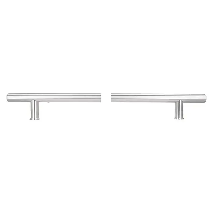 Siro Möbelgriff - Typ Möbelgriff: Stange, Sonstige, Sonstige, Länge: 1.000 mm - Zwei stilvolle, silberfarbene Schrankgriffe mit geradlinigem Design, ideal für moderne Möbel. Die Griffe sind aus robustem Metall gefertigt.