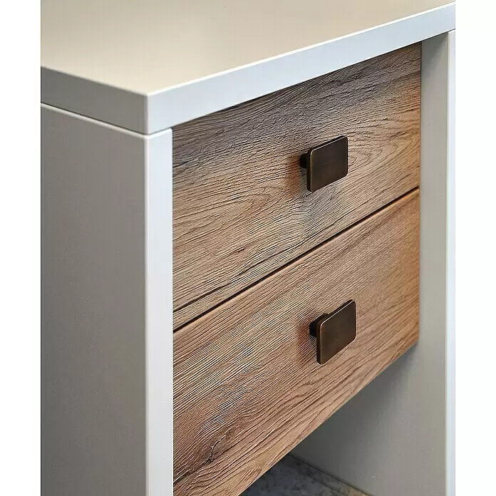 Siro Möbelknopf - Typ Möbelgriff: Knopf, Sonstige, Sonstige, Goldgelb, Länge: 58 mm - Detailaufnahme