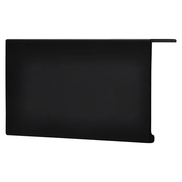 Siro Möbelgriff - Typ Möbelgriff: Bügel, Aluminium, Sonstige, Schwarz, Länge: 70 mm - Nahaufnahme eines schlichten, schwarzen Möbelelements, das durch sein minimalistisches Design und die klare Formgebung besticht.