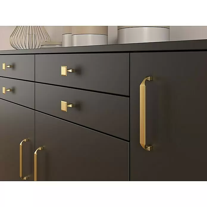 Siro Möbelgriff - Typ Möbelgriff: Bügel, Sonstige, Sonstige, Gold - Detailaufnahme