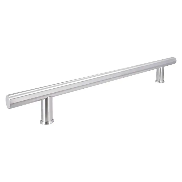 Siro Möbelgriff - Typ Möbelgriff: Stange, Sonstige, Sonstige, Länge: 550 mm - Silberner, gebogener Möbelgriff für Schubladen oder Schränke. Ein elegantes Detail für moderne Innenräume.