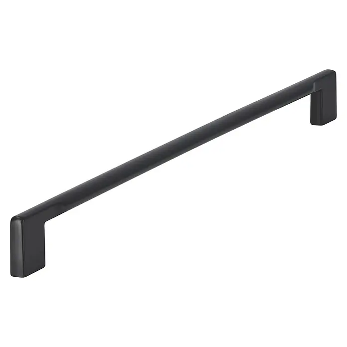 Siro Möbelgriff - Typ Möbelgriff: Bügel, Sonstige, Sonstige, Länge: 340 mm, Schwarz - Moderner, langer, mattschwarzer Möbelgriff für Schubladen und Schränke mit geradlinigem Design. Perfekt für zeitgenössische Möbel.