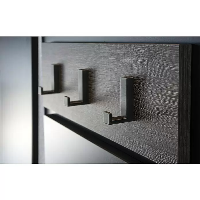 Siro Garderobenhaken 2326 - L x B x H: 15 x 61 x 40 mm, Anzahl Haken: 1 Stk. - Stimmungsaufnahme
