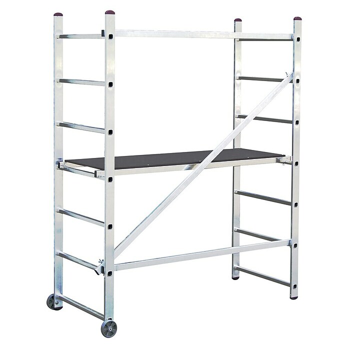 Krause Corda Kleingerüst (Arbeitshöhe: 3 m, Breite: 0,7 m, Belastbarkeit Bühne: 150 kg)