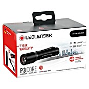 Ledlenser LED-Taschenlampe P3 Core (Batteriebetrieben, Schwarz, 15 lm - 90 lm) | BAUHAUS