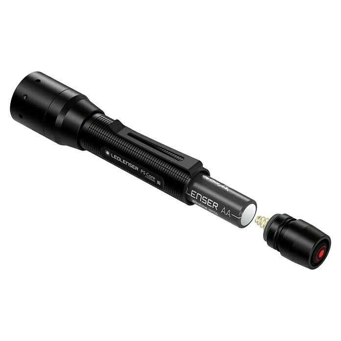 Ledlenser LED-Taschenlampe P5 Core (Batteriebetrieben, Schwarz, 15 lm - 150 lm) | BAUHAUS