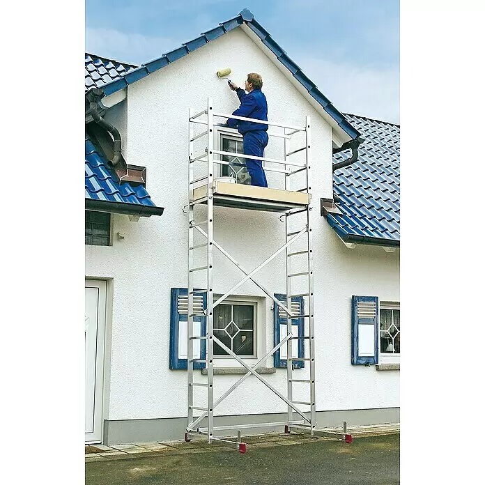 Krause Corda Montagegerüst - Arbeitshöhe: 5 m - Anwendungsbeispiel
