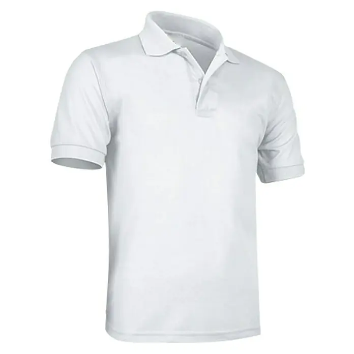 Polo de piqué Coolwork - XXL, Blanco - Esta imagen muestra un polo blanco con mangas cortas y tapeta de botones. Es perfecto para un look casual.