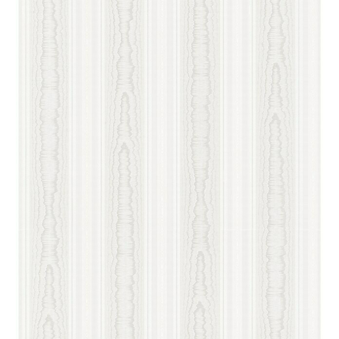 AS Creation Satintapete (Weiß, Streifen, 10,05 x 0,53 m)