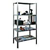 Simonrack Simonclassic Metallregal (L x B x H: 40 x 80 x 180 cm, Traglast: 100 kg/Boden, Anzahl Böden: 5 Stk., Silber)