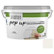 Schöner Wohnen Pep up Renovierfarbe Möbel (Weiß, 1 l, Seidenmatt)