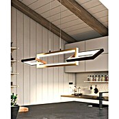 WOFI Muriel LED-Pendelleuchte (26 W, L x B x H: 101 x 30 x 150 cm, Rost, Warmweiß) | BAUHAUS